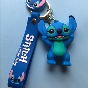 Stitch Blue 3D Keychain Toy